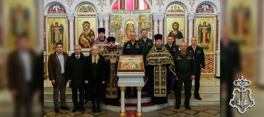 В Главный храм Росгвардии передали икону святого Даниила Московского (видео)